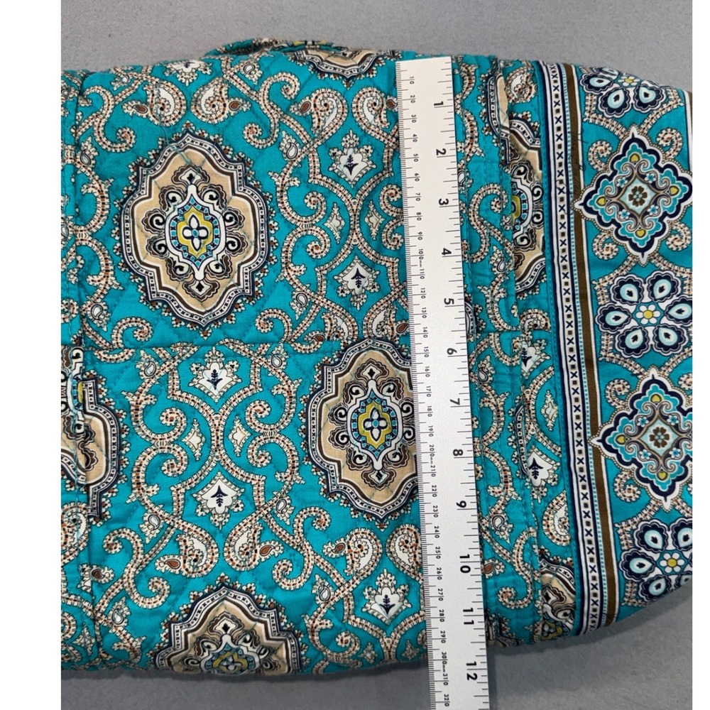 Vera Bradley Retired Totally Turquoise Small Original Duffel Bag - Picture 5 of 10